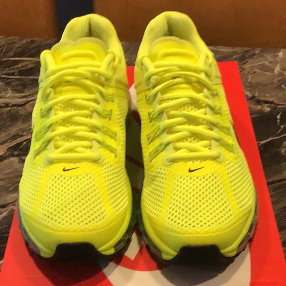 Nike Air Max 2013 Neon Yellow & Black - Picture 4 of 5